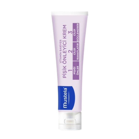 Mustela Vitamin Barrier 1.2.3 Pişik Kremi 50 ml – Etkili Koruma, Hızlı Onarım