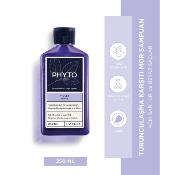 Phyto Violet Purple Shampoo 250 ml - Meliya Kozmetik