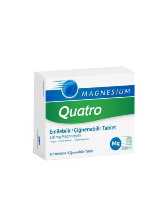 Magnesium Quatro 32 Çiğnenebilir Tablet