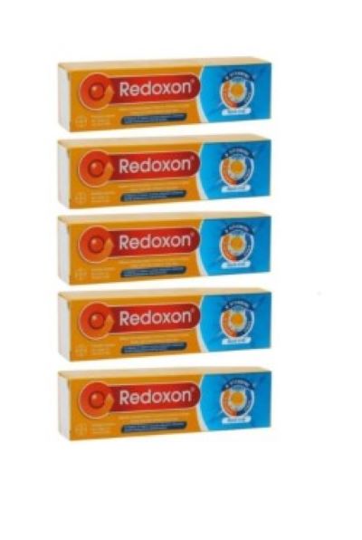 Meliya Kozmetik Redoxon 5 kutu C effervesan paket görüntüsü Bağışıklık güçlendirici vitamin takviyesi