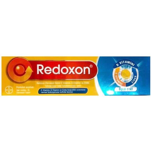 Meliya Kozmetik Redoxon C ve D vitamini efervesan tablet kutusu bağışıklık destekli Takviye Edici Gıdalar