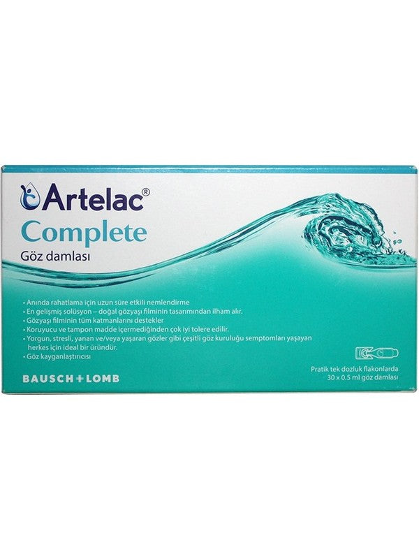 Artelac Complete Göz Damlası 30 Flakon 0,5 ml - Meliya Kozmetik