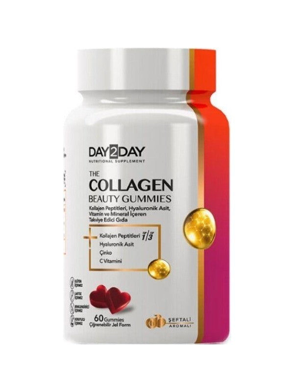 Day2day The Collagen Beauty Gummies 60 Çiğnenebilir Jel Form - Meliya Kozmetik