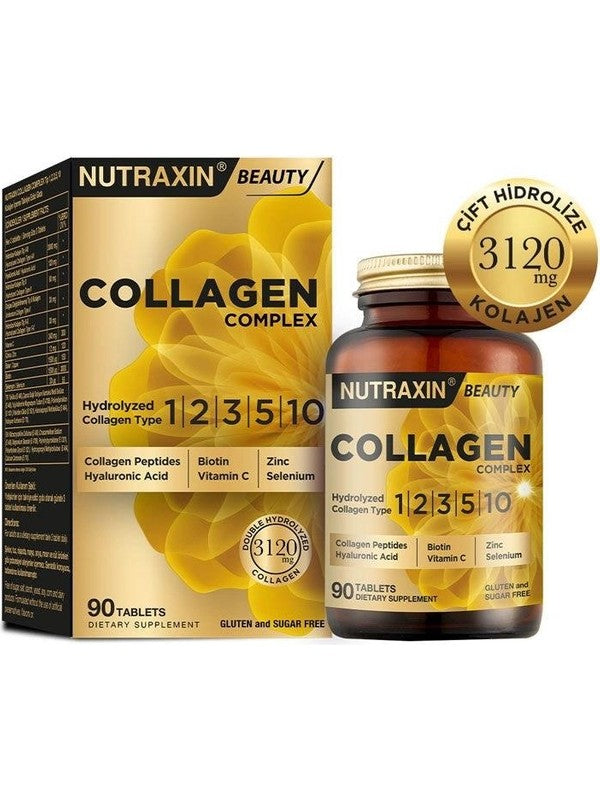 Nutraxin Collagen Beauty Complex Hidrolize 90 Tablet - Meliya Kozmetik
