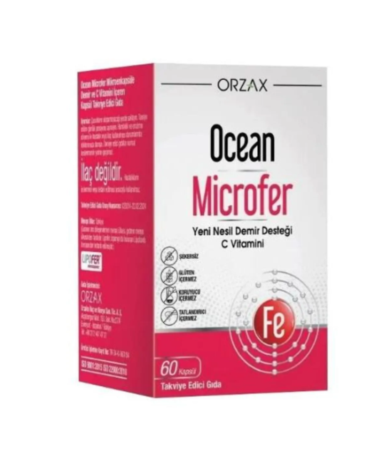 Ocean Microfer Takviye 60 Kapsül - Meliya Kozmetik