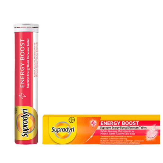 Supradyn Energy Boost TAEF 15 Efervesan Tablet – Günlük Enerji ve Zindelik Desteği