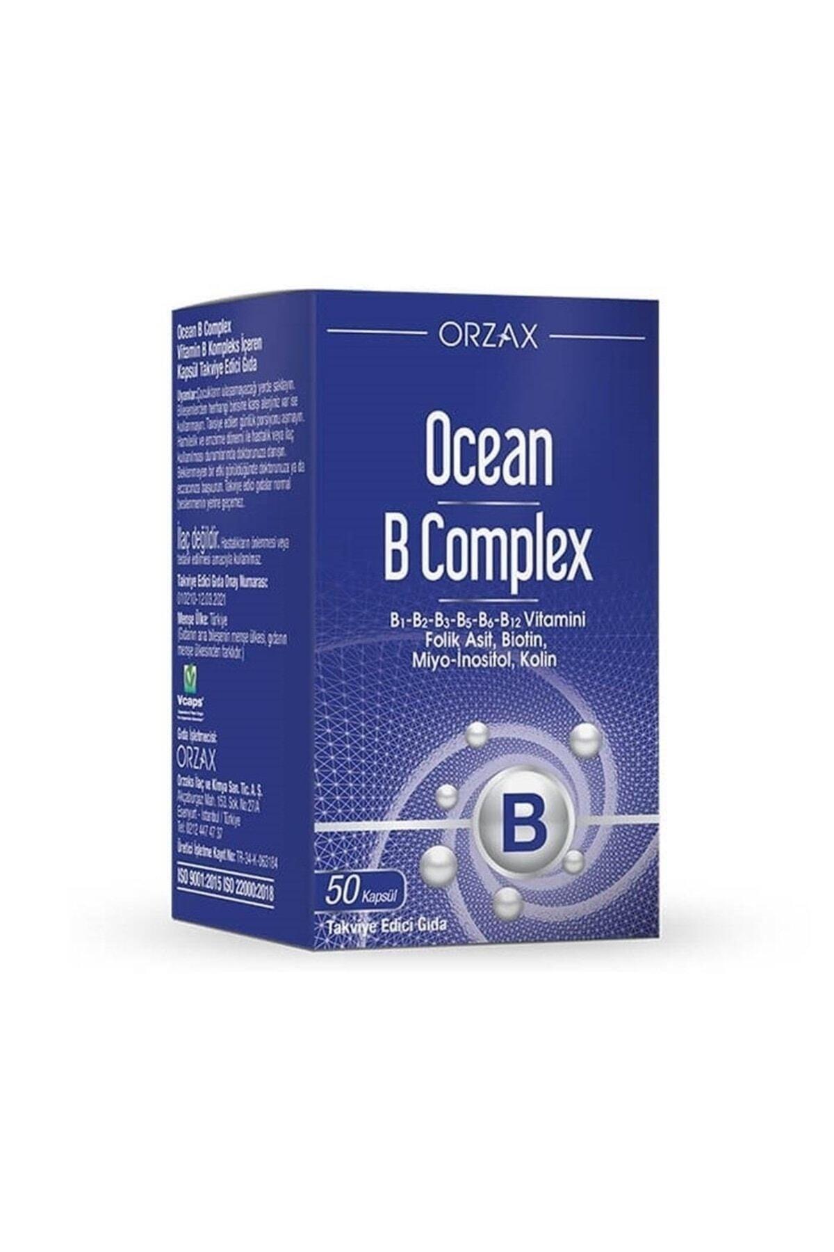 Ocean B Complex Takviye Edici Gıda 50 Kapsül - Meliya Kozmetik