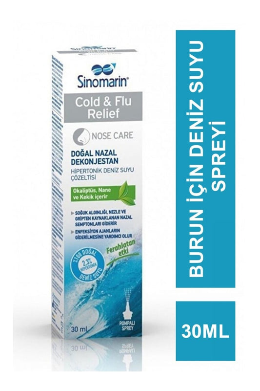 Sinomarin Cold & Flu Relief Sprey 30 ml - Meliya Kozmetik